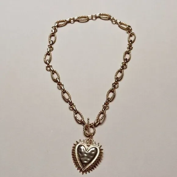 Heart Pendant Necklace S987 - Picture 2 of 3